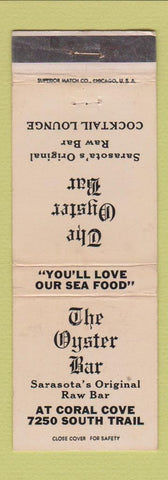 Matchbook Cover - The Oyster Bar Sarasota FL WEAR