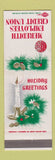 Matchbook Cover - Meredith Employees Credit Union