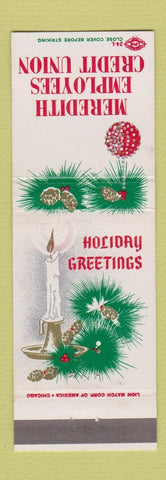 Matchbook Cover - Meredith Employees Credit Union