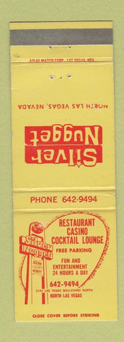 Matchbook Cover - Silver Nugget Restaurant Casino North Las Vegas NV