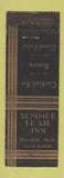 Matchbook Cover - Summer Trail Inn Standish MI WORN BACK
