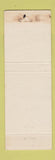Matchbook Cover - St Clair Inn Country Club MI