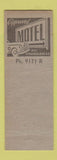 Matchbook Cover - Rock Inn Motel Restaurant Adrian MI
