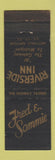 Matchbook Cover - Riverside Inn Mottville Junction MI WEAR