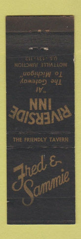 Matchbook Cover - Riverside Inn Mottville Junction MI WEAR
