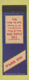 Matchbook Cover - Park Inn Sault Ste Marie MI