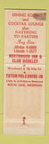 Matchbook Cover - Northwood Inn Club Berkley Royal Oak MI Hund's WEAR #1