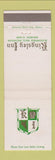 Matchbook Cover - Kingsley Inn Bloomfield Hills MI