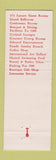 Matchbook Cover - Kingsley Inn Bloomfield Hills MI
