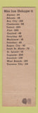 Matchbook Cover - La Londe's Inn Cheboygan MI low phone #