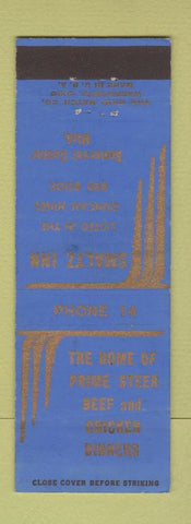 Matchbook Cover - Smaltz Inn Somerset Center MI low phone #