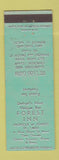 Matchbook Cover - Vic's Log Cabin Forest Inn Detroit MI