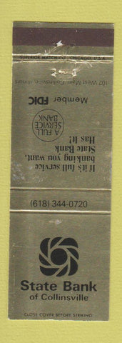 Matchbook Cover - State Bank of Collinsville IL