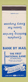 Matchbook Cover - First National Bank Grand Ridge IL