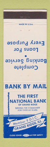 Matchbook Cover - First National Bank Grand Ridge IL