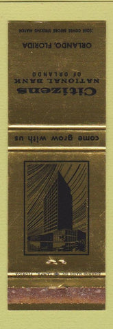 Matchbook Cover - Citizens National Bank Orlando FL WEAR