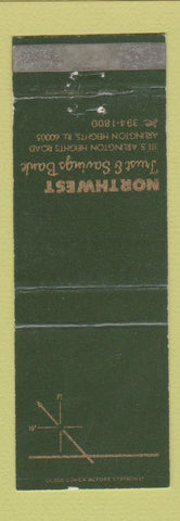 Matchbook Cover - Northwest Trust and Savings Bank Arlington Heights IL