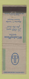 Matchbook Cover - Copley Plaza Hotel Boston MA