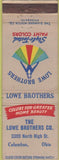Matchbook Cover - The Lowe Brothers Paint Columbus OH girlie