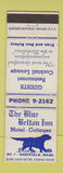 Matchbook Cover - Blue Belton Inn Motel Cottages Sheffield MA WEAR