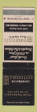 Matchbook Cover - Tuminello's Restaurant Vicksburg MS