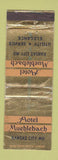 Matchbook Cover - Hotel Muehlebach Kansas City MO WEAR