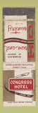 Matchbook Cover - Congress Hotel St Louis MO WEAR