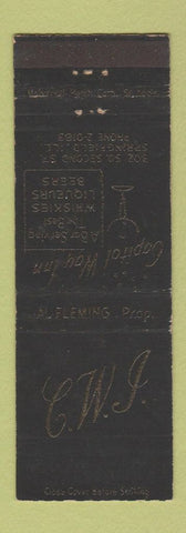 Matchbook Cover - Capitol Way Inn Springfield IL