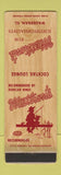 Matchbook Cover - Mathon's Restaurant Waukegan IL WORN