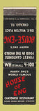 Matchbook Cover - House of Eng Chinese Restaurant Chicago IL