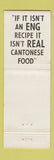 Matchbook Cover - House of Eng Chinese Restaurant Chicago IL