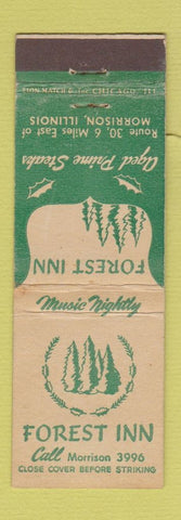 Matchbook Cover - Forest Inn Morrison IL WEAR