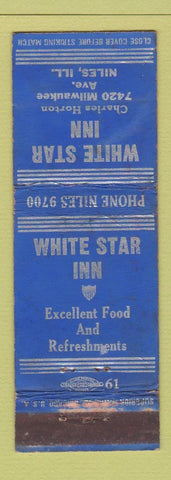 Matchbook Cover - White Star Inn Niles IL WEAR