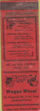 Matchbook Cover - Wagon Wheel Morgantown WORN