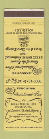 Matchbook Cover - Executive International Inn Bridgeton MO