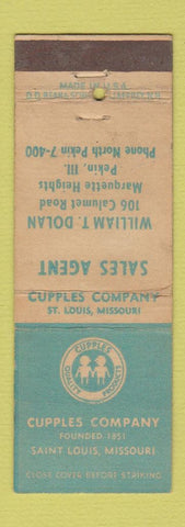 Matchbook Cover - Cupples Company St Louis MO William Dolan Pekin IL WEAR