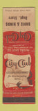 Matchbook Cover - City Club Shoes Davis & Hinds Dept Store WORN