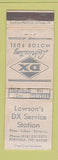Matchbook Cover - DX Oil gas Lawson's Fortuna MO WEAR