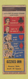 Matchbook Cover - Ozzie's Inn Geneva NE WORN