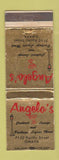 Matchbook Cover - Angelo's Cocktail Lounge Omaha NE WEAR