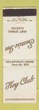 Matchbook Cover - Key West Sunrise Inn Port Sewall FL Chicago IL