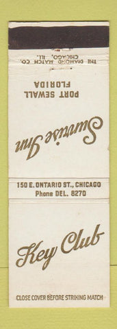 Matchbook Cover - Key West Sunrise Inn Port Sewall FL Chicago IL
