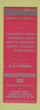 Matchbook Cover - Meadowbrook Inn Portsmouth NH