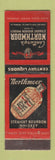 Matchbook Cover - Century's Northmoor Whikey Peoria IL POOR BACK