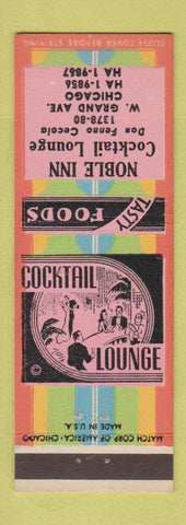 Matchbook Cover - Noble Inn Chicago IL