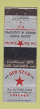 Matchbook Cover - Red Star Inn Chicago IL WORN