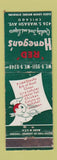 Matchbook Cover - Red Hanegan's Restaurant Chicago IL WEAR