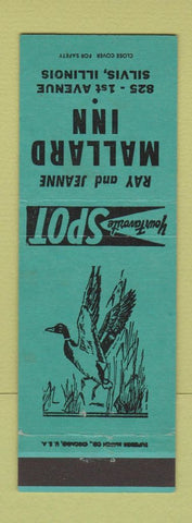Matchbook Cover - Ray and Jeanne Mallard Inn Silvis IL