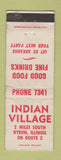 Matchbook Cover - Indian Village Byron IL WEAR