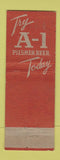 Matchbook Cover - A1 Pilsner Beer Phoenix AZ WEAR